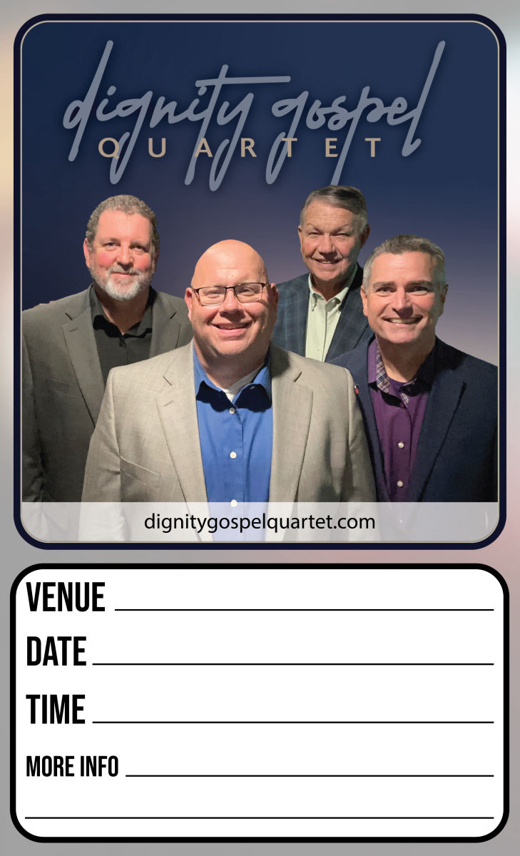 Dignity Gospel Quartet | Concert Poster